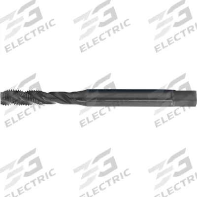 CLEVELAND Spiral Flute Tap: M6x1 Metric, 6H, 3 Flute, Semi-Bottoming Chamfer - Spiral-Flute Taps for Steel & Stainless Steel