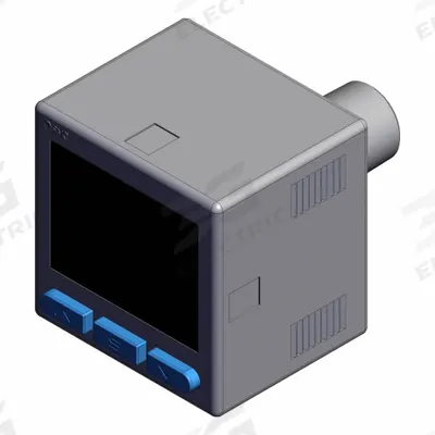 SMC High Precision Pressure Switch: 1/8 in Port Size, 2 NPN/PNP Output, 12 to 24V DC - High Precision Vacuum Pressure Switches