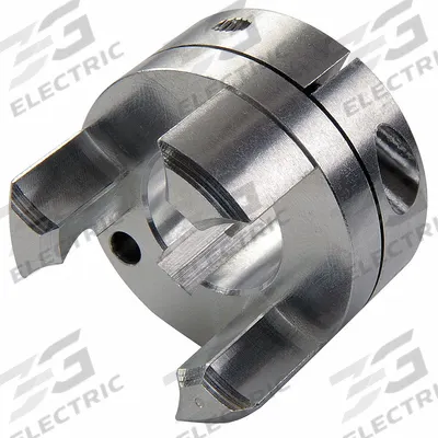 RULAND MANUFACTURING Jaw Coupling Hub: MJC51 Coupling Size, 50.8 mm Outside Dia, Metric - Zero-Backlash Curved Jaw Coupling Hubs