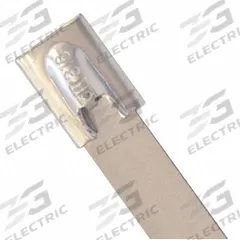 DOLPHIN COMPONENTS CORP Cable Tie: 24 in Nominal Lg, 6 in Nominal Max. Bundle Dia., Silver, 50 PK (MPN DC-316SS24-800L). Key specifications — Brand: DOLPHIN COMPONENTS CORP; Locking Style: Ball Lock; Color: Silver.