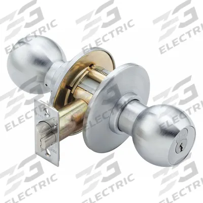 BEST Door Lockset: Storeroom Knob Locksets, Chrome