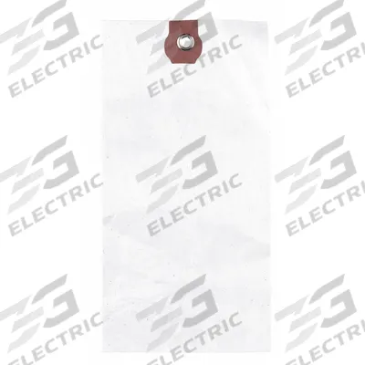 APPROVED VENDOR Shipping Tag: #4, 4 1/4 in Tag Ht, 2 1/8 in Tag Wd, White, Paper, Pre-Wired Tag - Colored Tyvek Shipping Tags