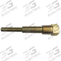 APPROVED VENDOR Threaded Thermowell: Brass, For 15 in Stem Lg, 15 in Insertion Lg, 5,000 psi at 60°F (MPN 24C474). Key specifications — attr1275131: 150°F at 3170 psi; attr1275136: APPROVED VENDOR; attr1275129: 5,000 psi at 60°F.