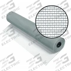PHIFER Replacement Screen: Galvanized Steel, Gray, 18 x 14 Mesh Size, 2.5 ft Wd, 100 ft Lg (MPN 3007622). Key specifications — Brand: PHIFER; Color: Gray; Mesh Size: 18 x 14.