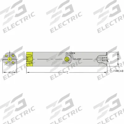ULTRA-DEX USA Indexable Boring Bar: SCFT B50MM-750 (MPN 910-000-089) - Indexable Boring Bars