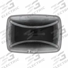 INTERMATIC While In Use Weatherproof Cover: 1 Gangs, Horizontal or Vertical, UV Stabilized Plastic (MPN WP3100C). Key specifications — Brand: INTERMATIC; Color: Clear; Cover Material: UV Stabilized Plastic; For Electrical Component Type: Decora/GCFI; Mounting Orientation: Horizontal or Vertical.