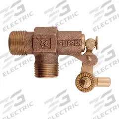 WATTS Float Valve with Threaded Outlet: For Water Media, Straight Valve Body, Bulkhead, Bronze, MNPT (MPN ST750). Key specifications — Mounting: Bulkhead; Arm Adjustability: Adjustable; Connection Gender - Side 1: Male; Connection Gender - Side 2: Male; Brand: WATTS; Connection Type - Side 1: NPT; Connection Type - Side 2: NPT; Flow Rate: 40 gpm @ 50 psi.
