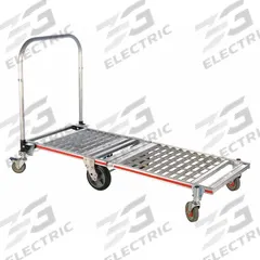 MAGLINER Platform Truck: 1,500 lb, 61 7/8 in L x 23 1/4 in W x 10 in H Deck, Thermoplastic Rubber (MPN MT1TA). Key specifications — Brand: MAGLINER; Caster/Wheel Configuration: (2) Rigid; Color: Silver; Caster Wheel Width: 1-1/4 in.