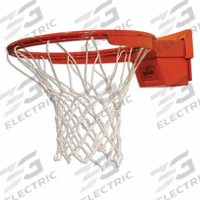 SPALDING Basketball Rim: NFHS, Anti-Whip Net - Basketball Rims with Nets