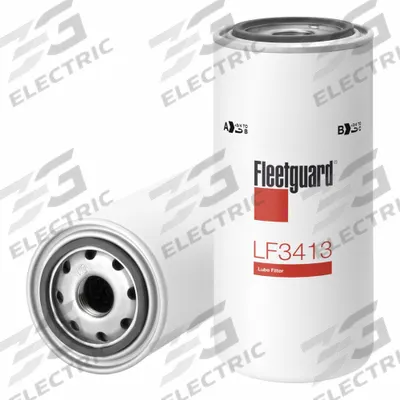 FLEETGUARD Oil Filter: 1"-12 Thread Size, 8 5/16 in Overall Ht, 8 5/16 in Overall Lg - Spin-On Oil Filters