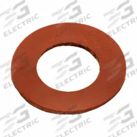Flat Washer: 1/4 in Screw Sz, Fiber Seal, 0.253 in Inside Dia, 9/16 in Outside Dia, 10 PK (MPN Z8608). Key specifications — Brand: APPROVED VENDOR; Product Type: Flat Washer; System of Measurement: Inch; Seal Material: Fiber; Seal Material Color: Red; FDA Approval: Not FDA Approved; Metal Detection: Not Metal Detectable.