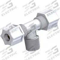 JACO Male Branch Tee: 3/8 in OD x 3/8 in OD x 1/4 in Pipe Size, Nylon, 5 PK (MPN 60-6-4-N-O). Key specifications — Brand: JACO.