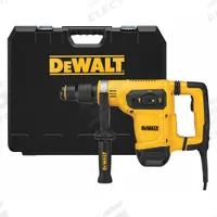 DEWALT Rotary Hammer: SDS-Max, L-Shape, 1 9/16 in Capacity, 4.5 ft-lb, 10.5 A, 3,150 bpm, 120V AC (MPN D25481K). Key specifications — attr79687: Yes; attr68352: Hammer & Rotate; attr68318: 3,150 bpm; attr113044: (1) Bare Tool; attr68378: 120V AC; attr68313: DEWALT.