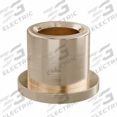 Flanged Sleeve Bearing: Bronze, SAE 841, 1/2 in Bore, 3/4 in OD, 3/4 in Lg, -35°F to 300°F, 10 PK (MPN FF621-03B). Key specifications — System of Measurement: Inch; Material Grade: SAE 841; Flange Type: Flanged; Brand: OILITE.