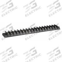 APPROVED VENDOR Barrier Terminal Strip: 18 Poles, 22 AWG – 12 AWG For Wire Sizes, 20 A Max Current (MPN 6ZEH8). Key specifications — Brand: APPROVED VENDOR; For Maximum Wire Size: 12 AWG; For Minimum Wire Size: 22 AWG; Cover Included: No.