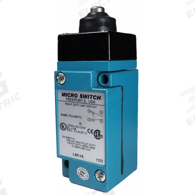 Honeywell Plug-In Limit Switch: Plunger Actuator, Momentary, Metallic, Plunger - Top-Mount Plunger Limit Switches