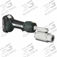 GREENLEE Knockout Tool Kit: 18V DC, 4 in Punching Capacity (Steel), For 10 ga Max. Steel Thick (MPN LS50L11B). Key specifications — attr1256918: (1) 1 in Die; attr1256897: 2.0 Ah; attr1303978: 1 Battery, 1 Charger.