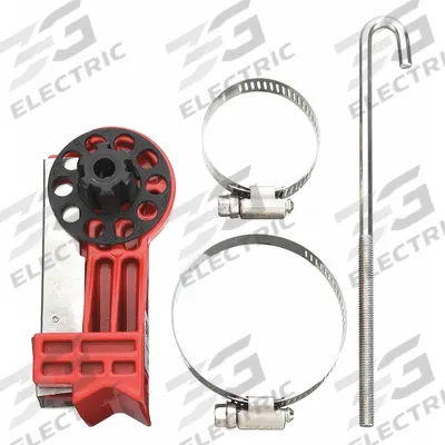 BRADY Ball Valve Lockout: Permanent Mount, For Quarter Turn Handle Handle Type - Permanent-Mount Ball Valve Lockouts