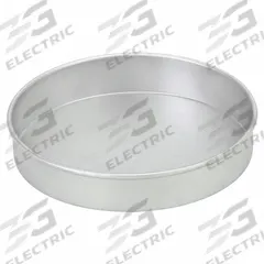 CHICAGO METALLIC Round Cake Pan: Round Cake Pan Pan, Aluminized Steel, Uncoated, 6 in Overall Dia (MPN 46150). Key specifications — Bead Closure: Closed Bead; Coating: Uncoated; Pan Style: Round Cake Pan; Perforation: Solid; Brand: CHICAGO METALLIC; Color: Silver; Material: Aluminized Steel; NSF Certified: No.