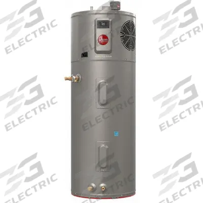 RHEEM Electric Tank Water Heater: 208 to 240V, 65 gal, 5,000 W, Single Phase - Electric Water Heaters With Heat Pumps