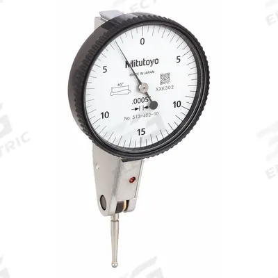 MITUTOYO Horizontal Dial Test Indicator: 0 in to 0.03 in, Horizontal, Inch - Dial Test Indicators - Horizontal & Tilted-Face Styles