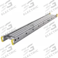 WERNER Scaffolding Stage (MPN 2024). Key specifications — Color: Silver; Series: 2000; Brand: WERNER; Deck Material: Aluminum; Frame Material: Aluminum.