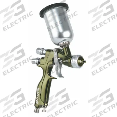 BINKS Spray Gun: HVLP, 4 in to 6 in, 1/4 in Air Inlet Size, Coatings/Paints - HVLP Spray Guns