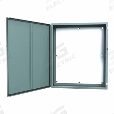 HAMMOND Electrical Enclosure: Steel, 42 in x 36 in x 12 in, NEMA 12/13, w/Panel - Steel Dust-Tight Enclosures