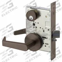 ASSA ABLOY ACCENTRA Door Lockset: Office Lever Locksets, Bronze, ADA Compliant, LFIC (MPN 8807FL AUR 613E RH LC). Key specifications — attr1024149: Not Ligature-Resistant; attr1011488: ASSA ABLOY ACCENTRA; attr1024446: F04; attr1011524: No Message; attr1011506: Augusta; attr1011485: Yes; attr1059461: Dark Oxidized Satin Bronze, Oil Rubbed.