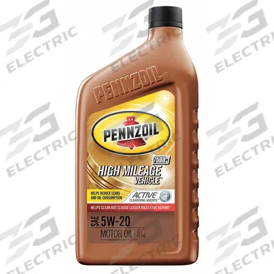 PENNZOIL Engine Oil: Synthetic Blend, 1 qt Size, Bottle, 5W-20 - Gasoline Engine Oil
