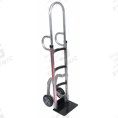 MAGLINER General Purpose Hand Truck: 500 lb, Dual-Loop, Silver, Aluminum - Corrosion-Resistant Hand Trucks