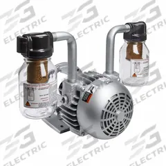 GAST Vacuum Pump: 1.5 hp, 17 cfm_21 cfm, 28 in Hg Max Vacuum, 1,725 RPM Max Speed (MPN 2567-V1). Key specifications — attr51701: GAST.