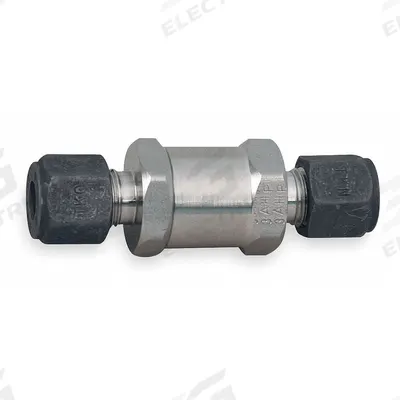Parker Instrumentation Check Valve: For Fluids/Gas Media, Poppet, Inline Valve Body - Stainless Steel Instrumentation Poppet Check Valves