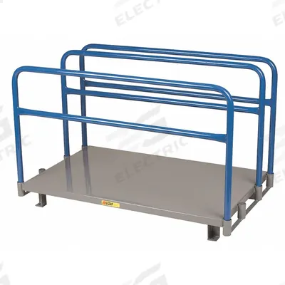 LITTLE GIANT Vertical Sheet Storage Rack: 2 Bays, 60 in x 36 in x 33 in, Steel - Adjustable-Upright Vertical Panel & Sheet Racks