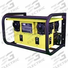 SOUTHWIRE Temporary Power Box: 125/250V AC, 50 A Inlet Current Rating, 50A @ 125/250V, 7 Outlets (MPN 8806UGFX). Key specifications — Inlet Voltage Rating: 125/250V AC; Inlet Receptacle: 50A @ 125/250V; Brand: SOUTHWIRE.