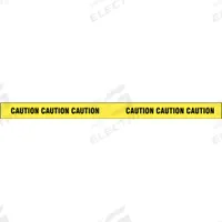 APPROVED VENDOR Barricade Tape: 180 ft Lg, 2 in Wd, Caution Legend, Vinyl, Yellow Color (MPN 11458). Key specifications — attr981695: Caution; attr981696: Black; attr377522: APPROVED VENDOR.