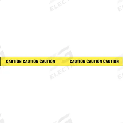 APPROVED VENDOR Barricade Tape: 180 ft Lg, 2 in Wd, Caution Legend, Vinyl - General Caution Messaging Barrier Tape