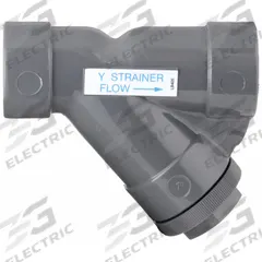 HAYWARD Y Strainer: 1 1/4 in, Socket, Mesh, 0.0313 in Screen Size, PVC, FPM, 5 7/8 in Ht (MPN YS10125S). Key specifications — Brand: HAYWARD; Seal Material: FPM; Manufacturer Part Number: YS10125S; Screen Material: PVC.