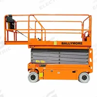 BALLYMORE Mobile Personnel Lift: Battery, Drivable, 26 ft Elevated Platform Ht, 90 in x 45.3 in (MPN DMSL-26W). Key specifications — Brand: BALLYMORE; Features Included: Battery Charger.