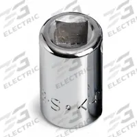 SK PROFESSIONAL TOOLS Socket: SAE, 3/8 in Drive Size, 3/8 in Socket Size, 4-Point, Std, Chrome (MPN 41443). Key specifications — attr1204417: SK PROFESSIONAL TOOLS; attr1204392: Chrome.