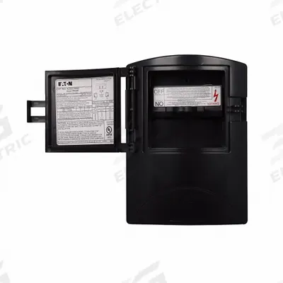 EATON Air Conditioning Disconnect Switch: Non-Fusible, 60 A, Single Phase, 240V AC - Non-Fusible Disconnect Switches