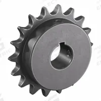 TSUBAKI Single Strand Sprocket: 50, For 5/8 in Chain Pitch, 1 in Bore Dia, 18 Teeth, Steel (MPN 50B18F-1). Key specifications — Brand: TSUBAKI.