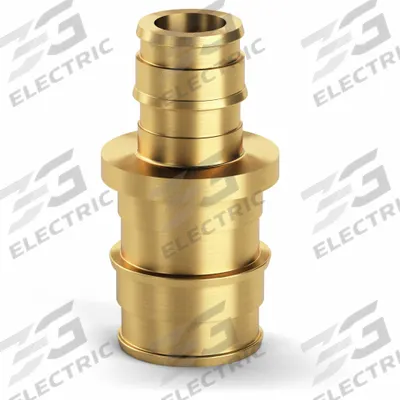ZURN Barbed Fitting Coupling: 61/64 in ID x 51/64 in ID x 1 in Pipe Size, Barbed - Expansion Brass Barbed Tube Fittings