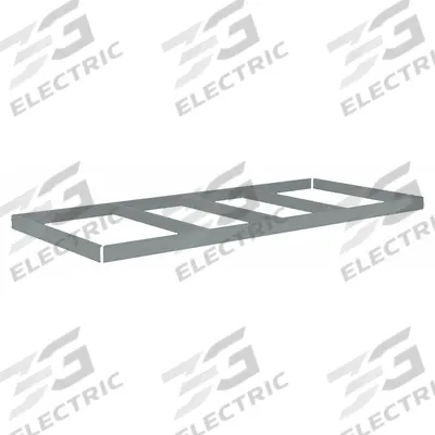 TENNSCO Shelf: 96 in x 42 in, 1,250 lb Load Capacity, Gray - Open Deck Shelf Kits for Boltless Shelving