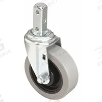 APPROVED VENDOR Stem Caster: Swivel, 5 in Wheel Dia., 1 1/4 in Wheel Wd, Polyurethane, 2 in Stem Lg (MPN 32J901). Key specifications — Wheel Bearing Type: Delrin; Brand: APPROVED VENDOR; Roll Up: Swivel.