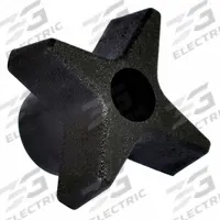 INNOVATIVE COMPONENTS Hand Knobs: 4 Point, Plastic – Steel/Zinc, M6 Thread, 45 mm Dia (MPN 20127114). Key specifications — Brand: INNOVATIVE COMPONENTS.