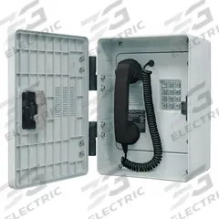 HUBBELL GAI-TRONICS Telephone: Surface Mount, Intrinsically Safe Telephones, 272-001, Volume Control. Key specifications — Resistance Properties: Corrosion Resistant; Speakerphone: No; Voicemail: No; Volume Control: Yes; Manufacturer Part Number: 272-001; Cord Type: Hytrel; Call Waiting: No; Caller ID: No.
