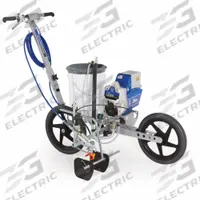 GRACO Striping Machine: Battery, 2 in Line Wd - Min, 12 in Line Wd - Max, Turf, Manual, ES 100 (MPN 25U542). Key specifications — Compatible Surface Material: Turf; Series: ES 100; Brand: GRACO.