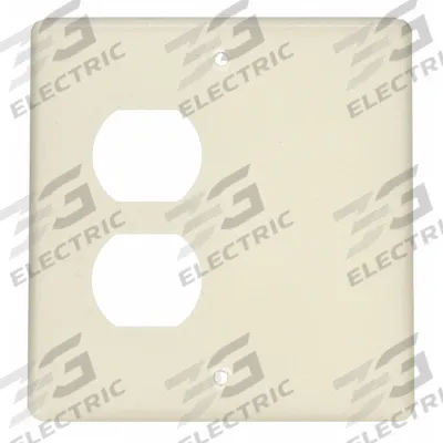 LEGRAND Cover Plate: 4000, 7/16 in Ht, 7/8 in Raceway Wd, Steel - Outlet Box Plates for Single-Channel Raceways