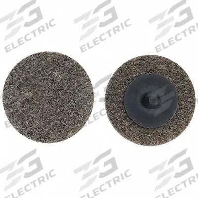 NORTON Quick-Change Disc: 3 in Dia, TR Quick-Change, Aluminum Oxide, Medium, Soft (2) - Final Finishing Wheels for Carbon Steel & Soft Metals